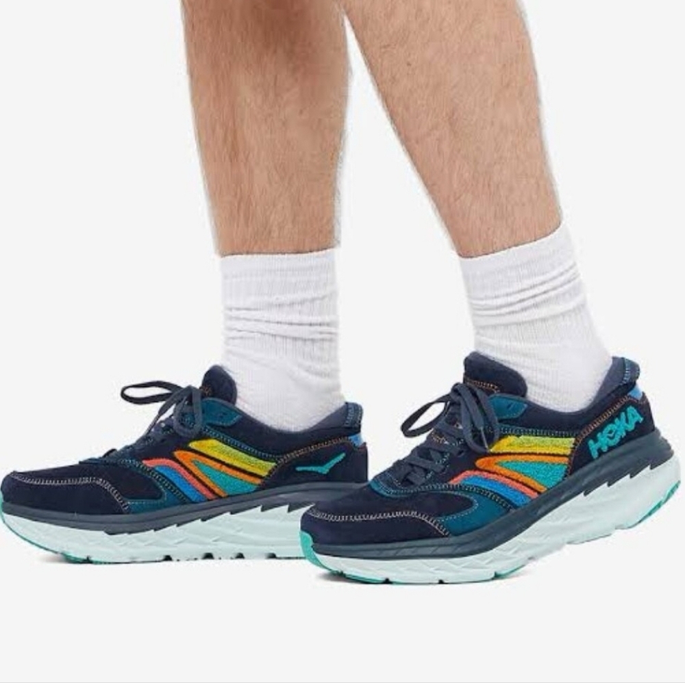 HOKA ONE ONE Bondi L 'Embroidery - Outer Space' 1126855-OSAT Men 10 women 11